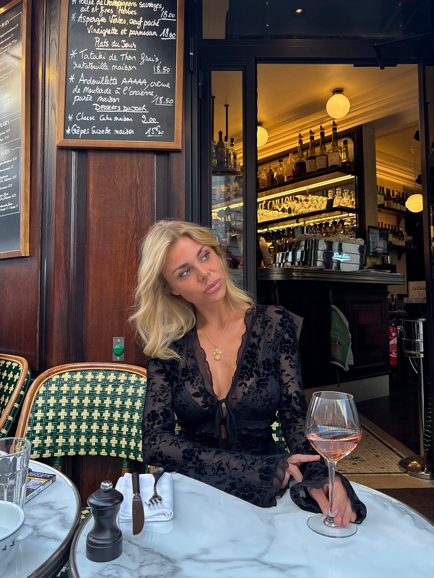 LOLA ROSE TOP - ZWART