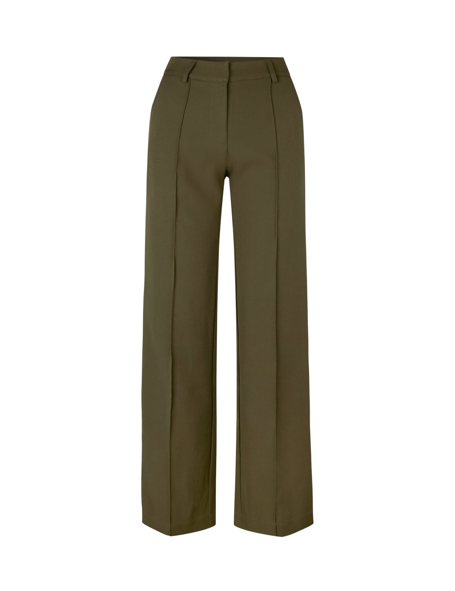 GRACE WIDE TROUSERS - GROEN