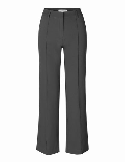 GRACE WIDE TROUSERS - GRIJS